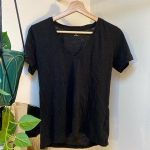 SOLD Closet Essential Classic Black Madewell V-Neck Tee
